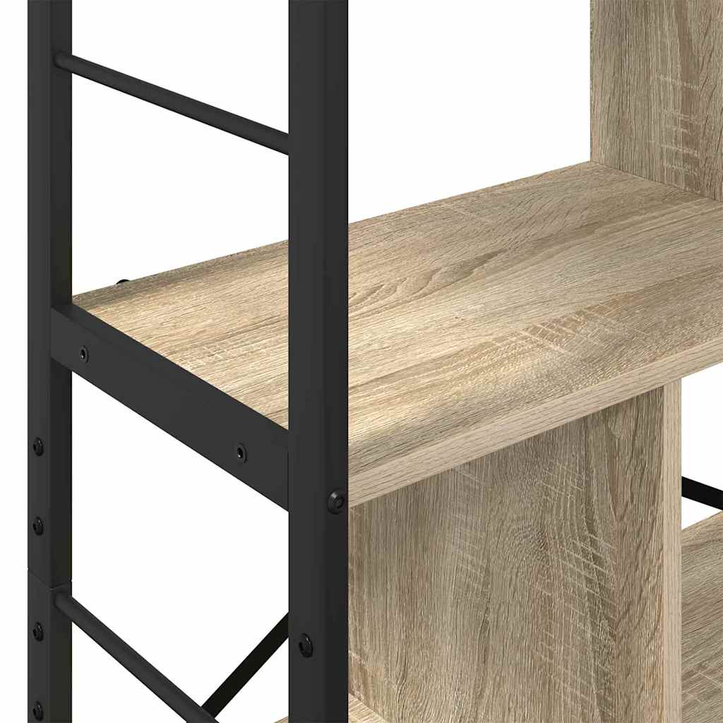 Bokhylle Sonoma eik 75 x 30 x 156 cm Konstruert tre