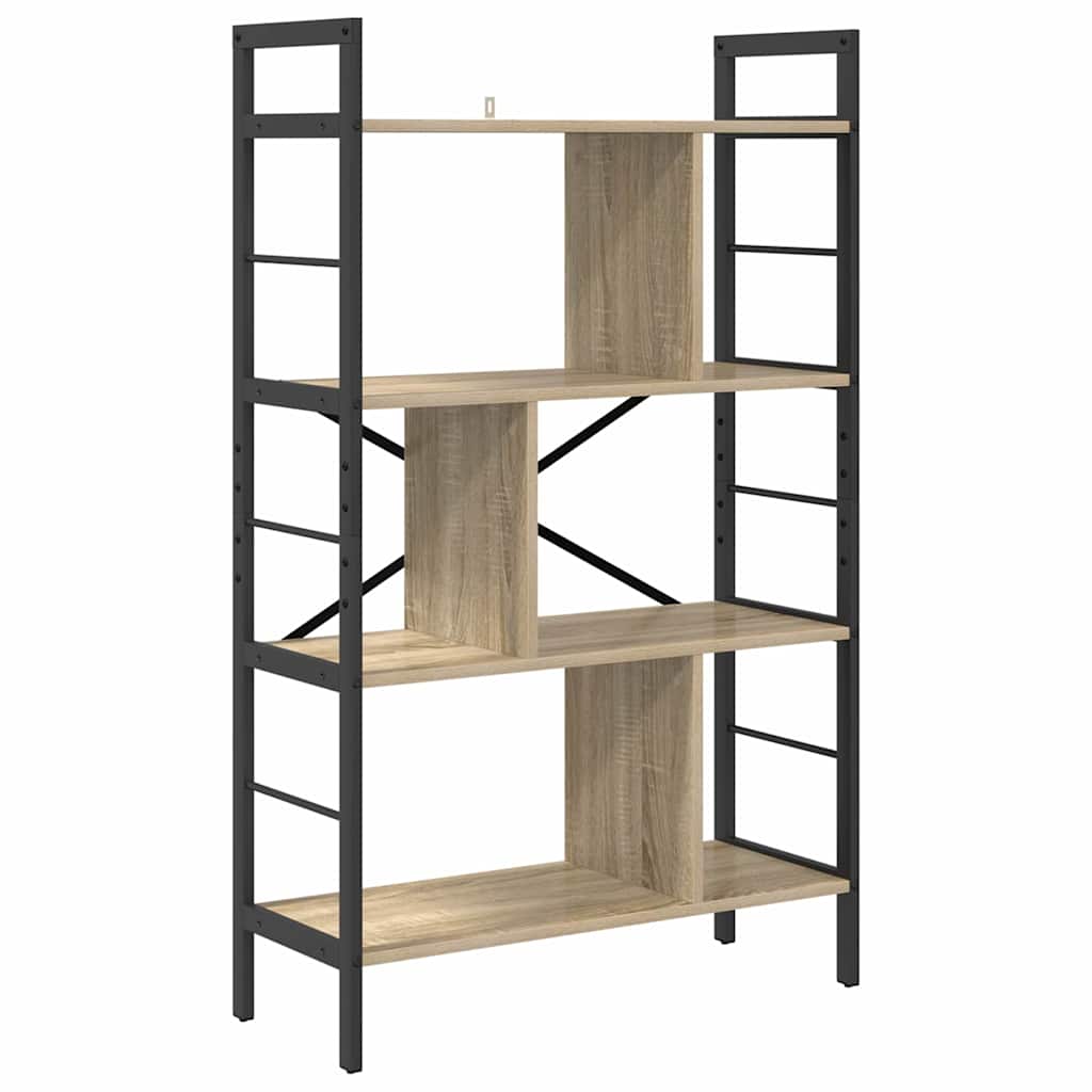 Bokhylle Sonoma eik 75 x 30 x 123,5 cm Konstruert tre