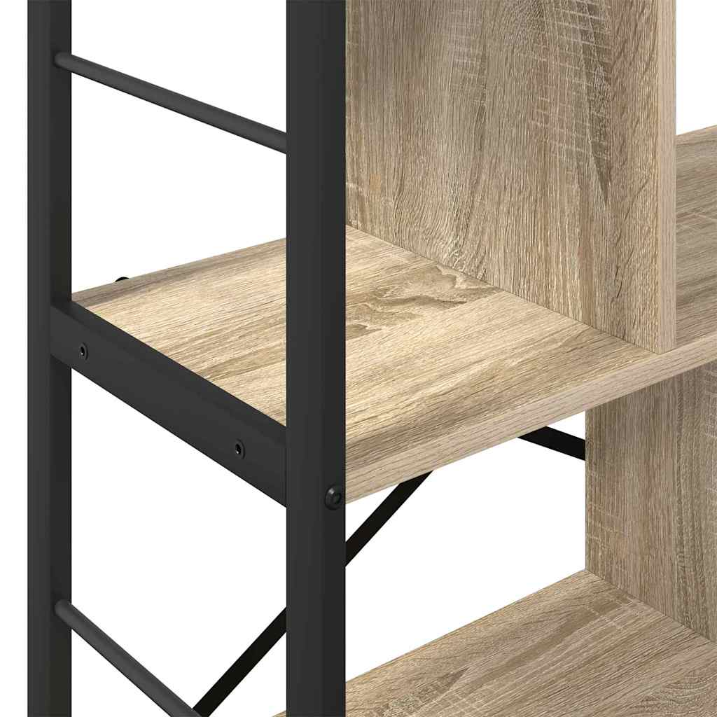 Bokhylle Sonoma eik 75 x 30 x 91 cm Konstruert tre
