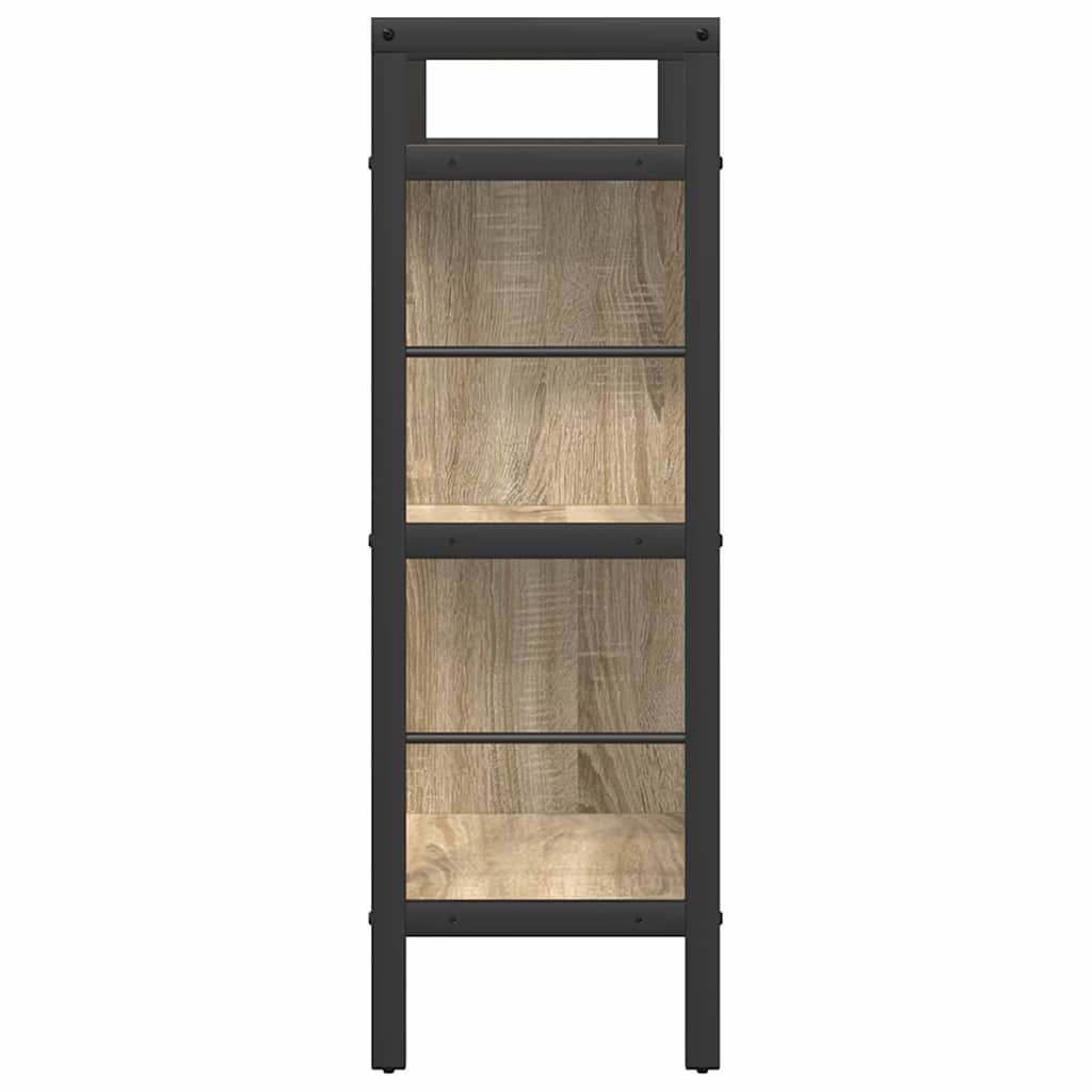 Bokhylle Sonoma eik 75 x 30 x 91 cm Konstruert tre