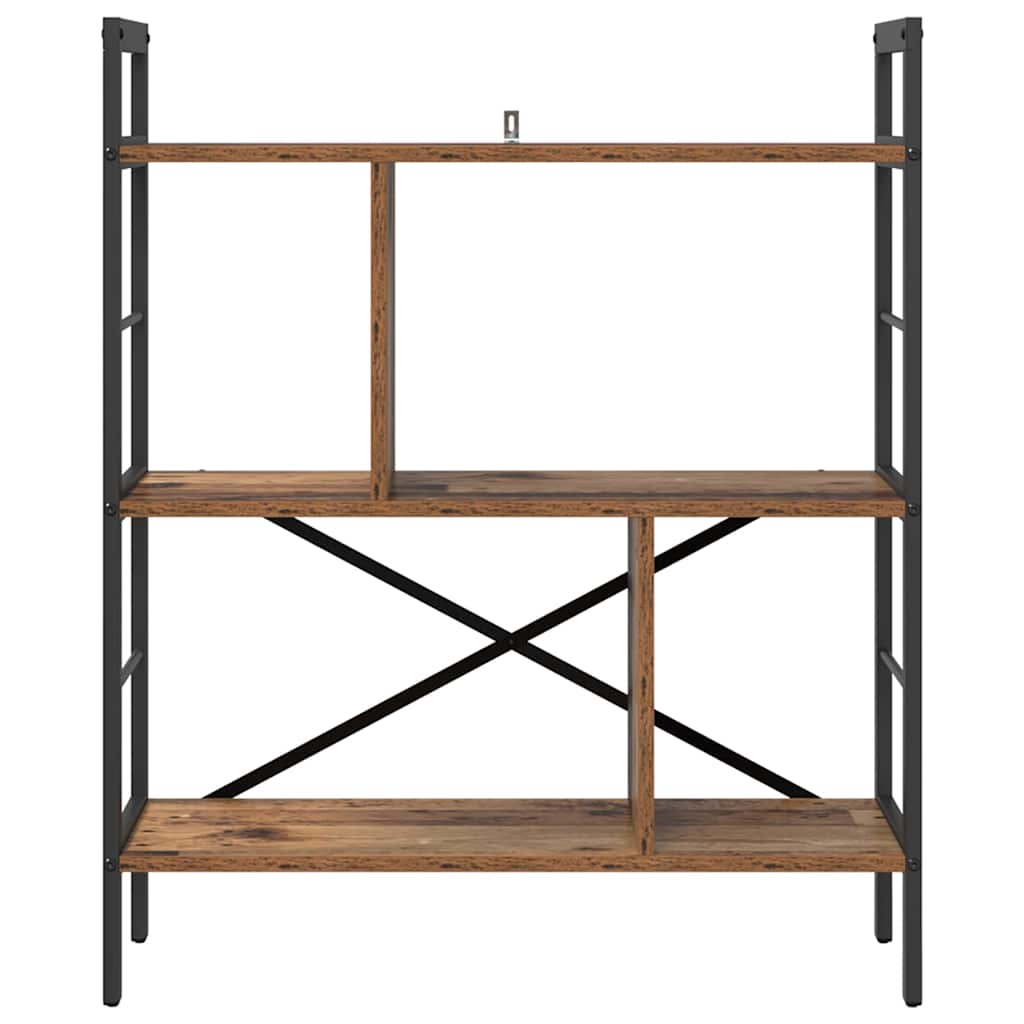 Bokhylle Gamle tre 75 x 30 x 91 cm Konstruert tre