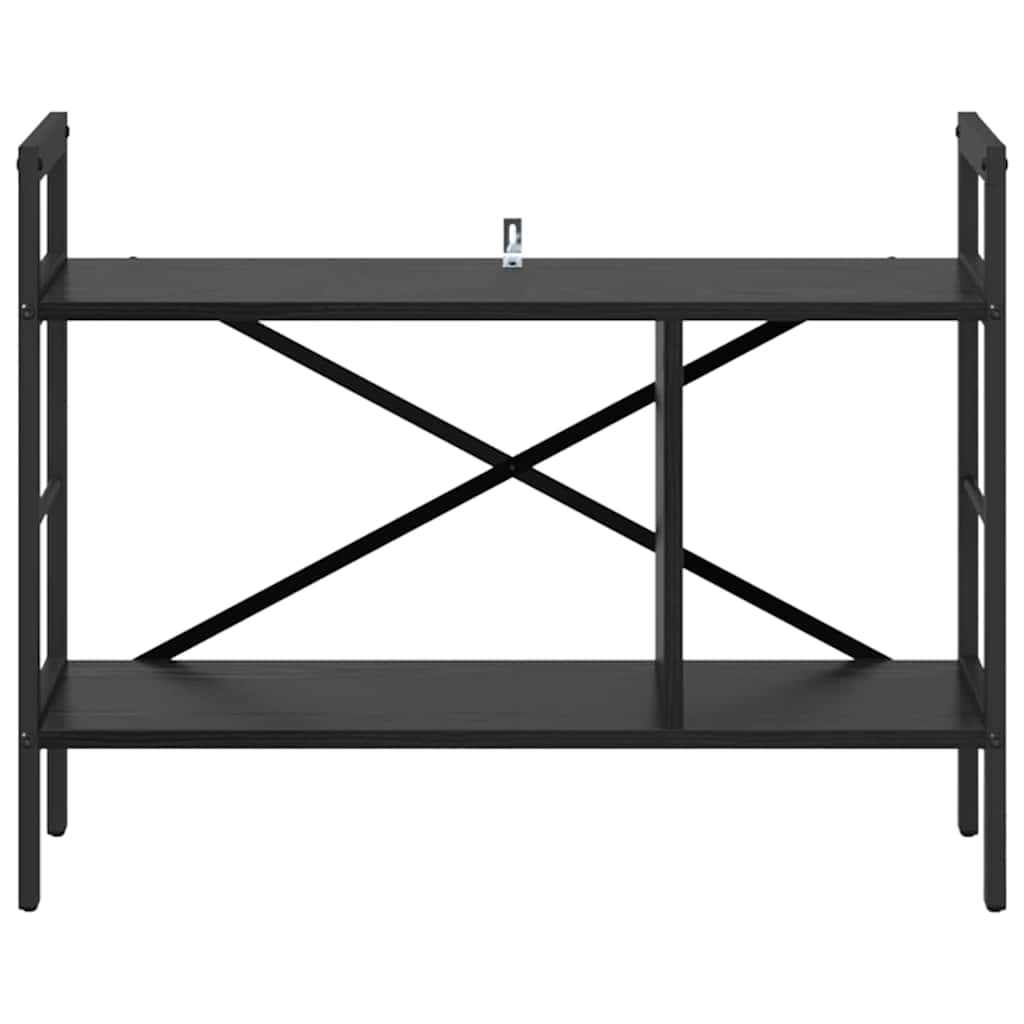 Bokhylle Svart Eik 75 x 30 x 58,5 cm Konstruert tre
