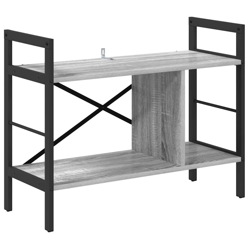 Bokhylle Grå Sonoma 75 x 30 x 58,5 cm Konstruert tre