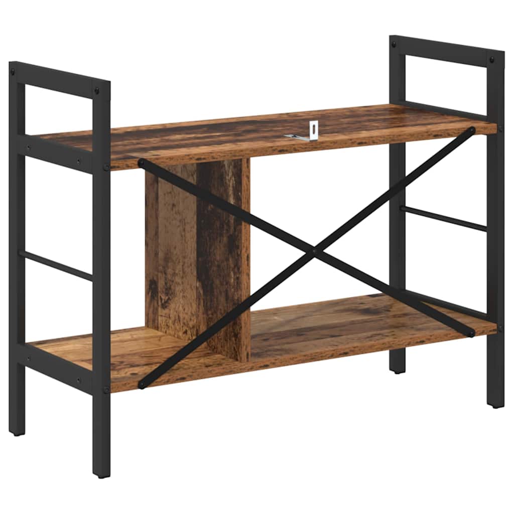 Bokhylle Gamle tre 75 x 30 x 58,5 cm Konstruert tre