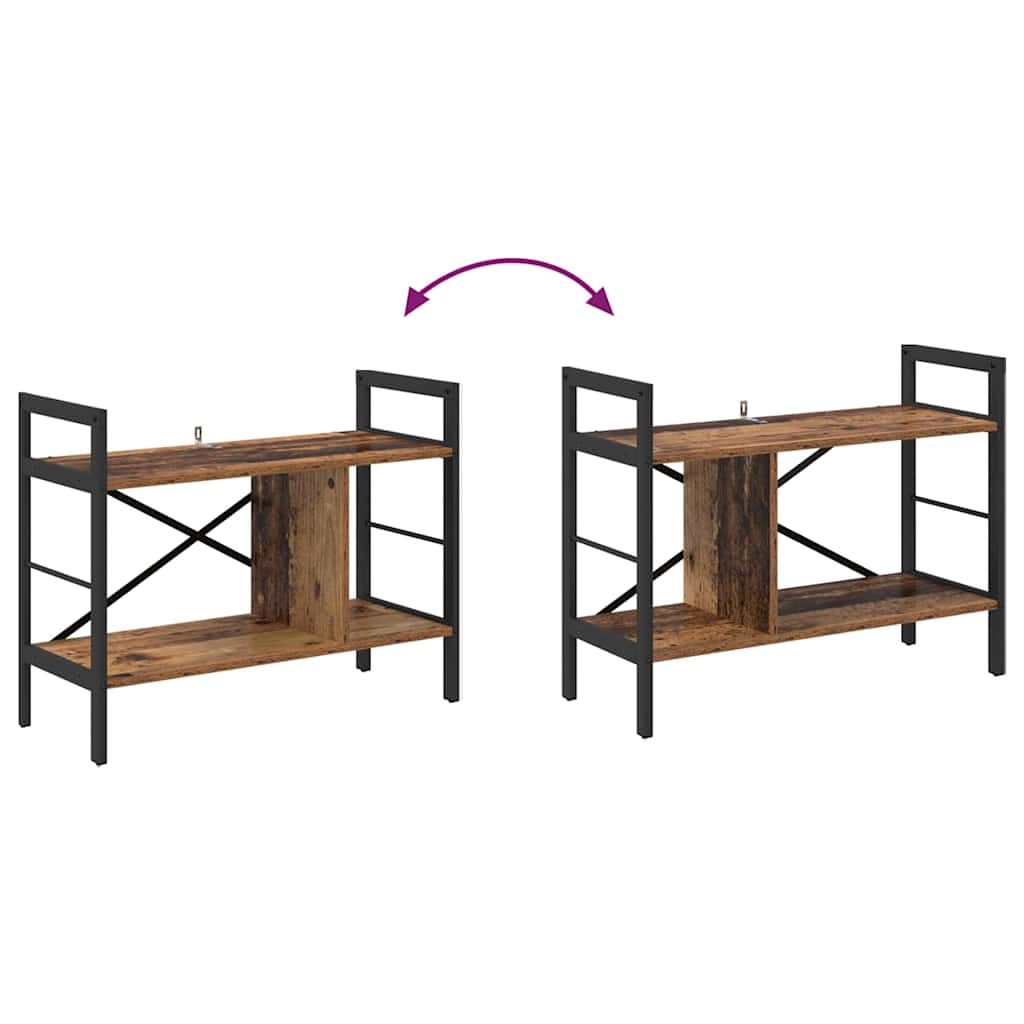 Bokhylle Gamle tre 75 x 30 x 58,5 cm Konstruert tre