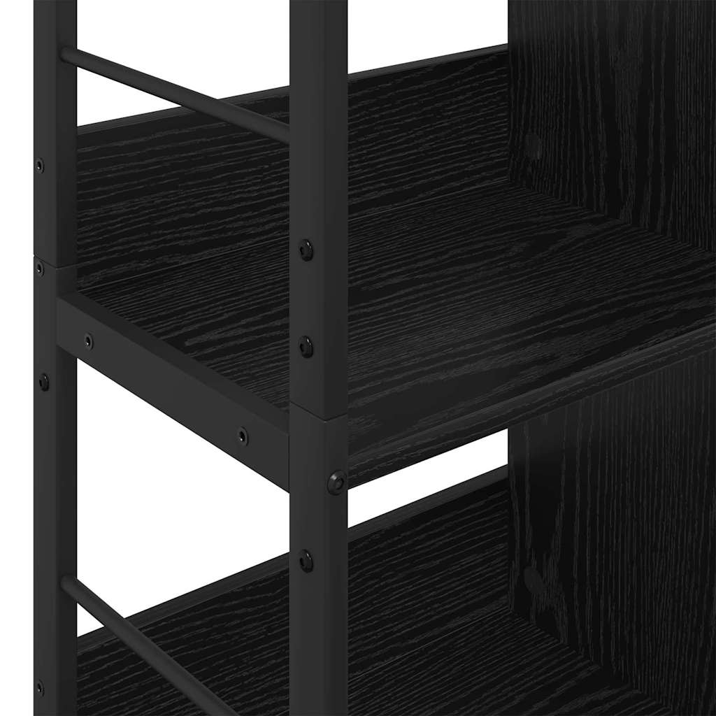 Bokhylle Svart Eik 82 x 32 x 144,5 cm Konstruert tre