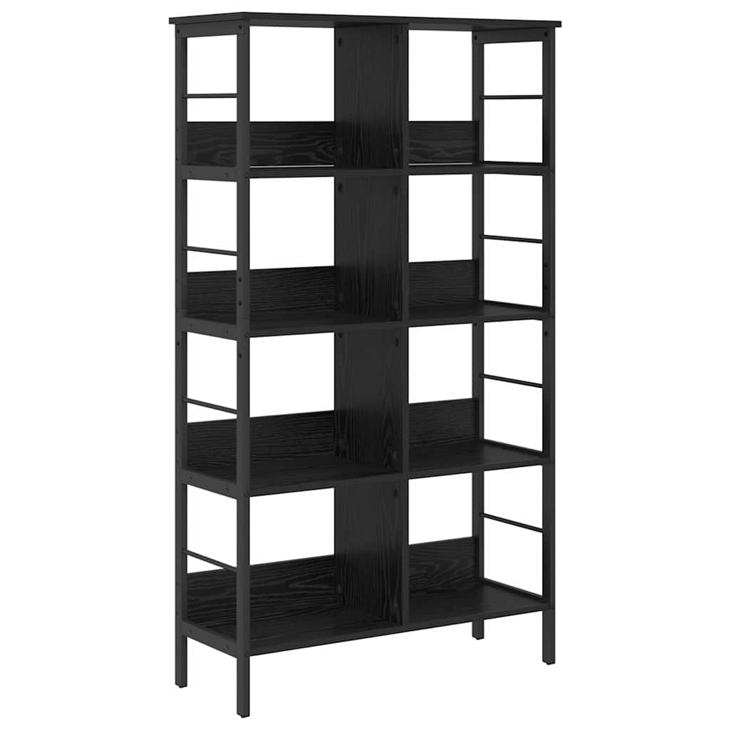 Bokhylle Svart Eik 82 x 32 x 144,5 cm Konstruert tre