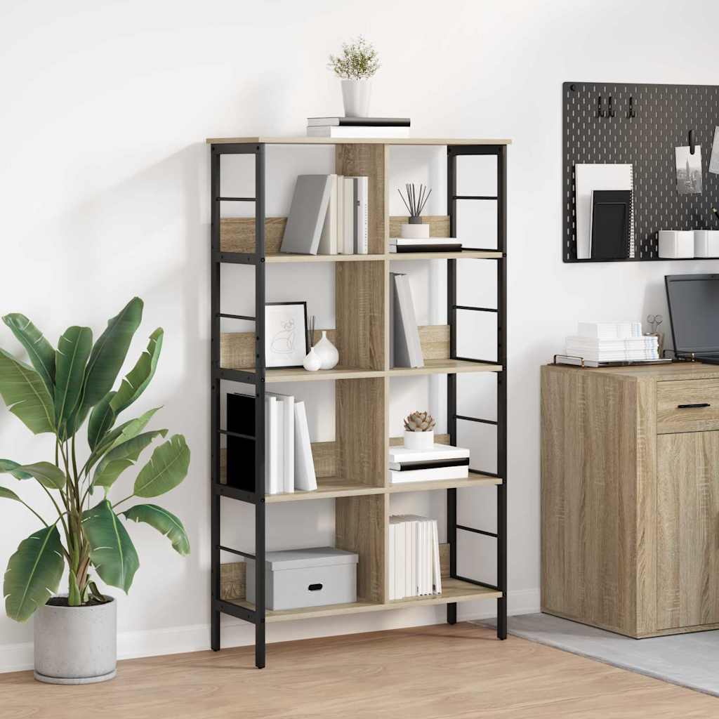 Bokhylle Sonoma eik 82 x 32 x 144,5 cm Konstruert tre