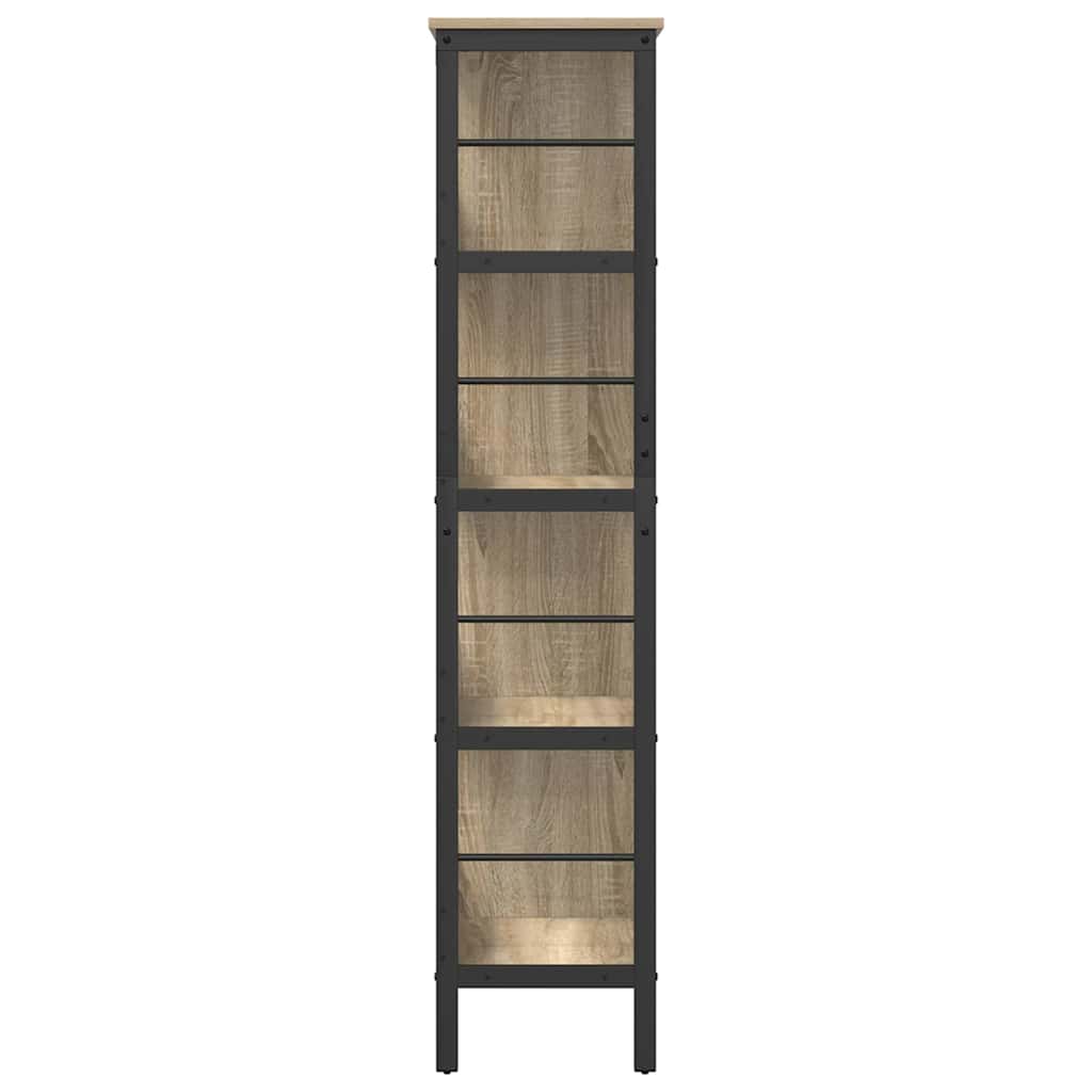 Bokhylle Sonoma eik 82 x 32 x 144,5 cm Konstruert tre