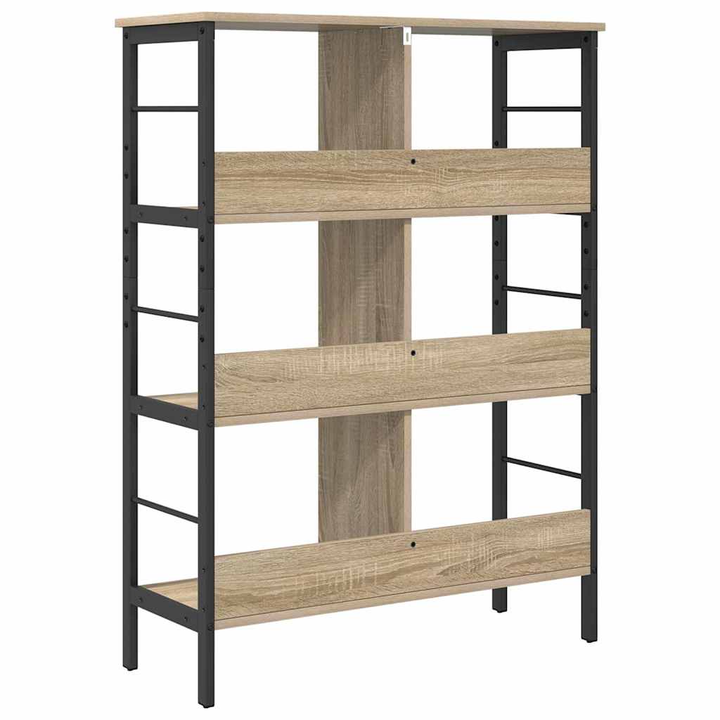 Bokhylle Sonoma eik 82 x 32 x 112 cm Konstruert tre