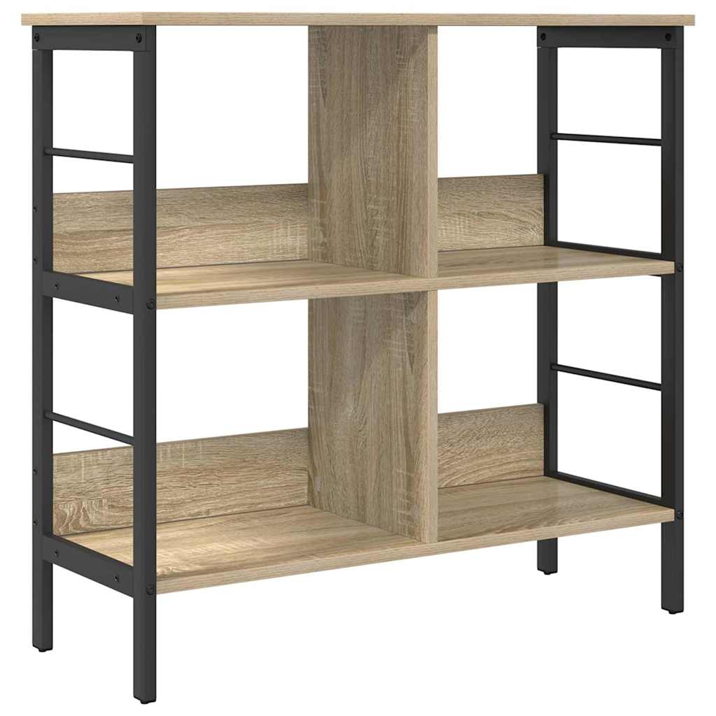 Bokhylle Sonoma eik 82 x 32 x 79 cm Konstruert tre
