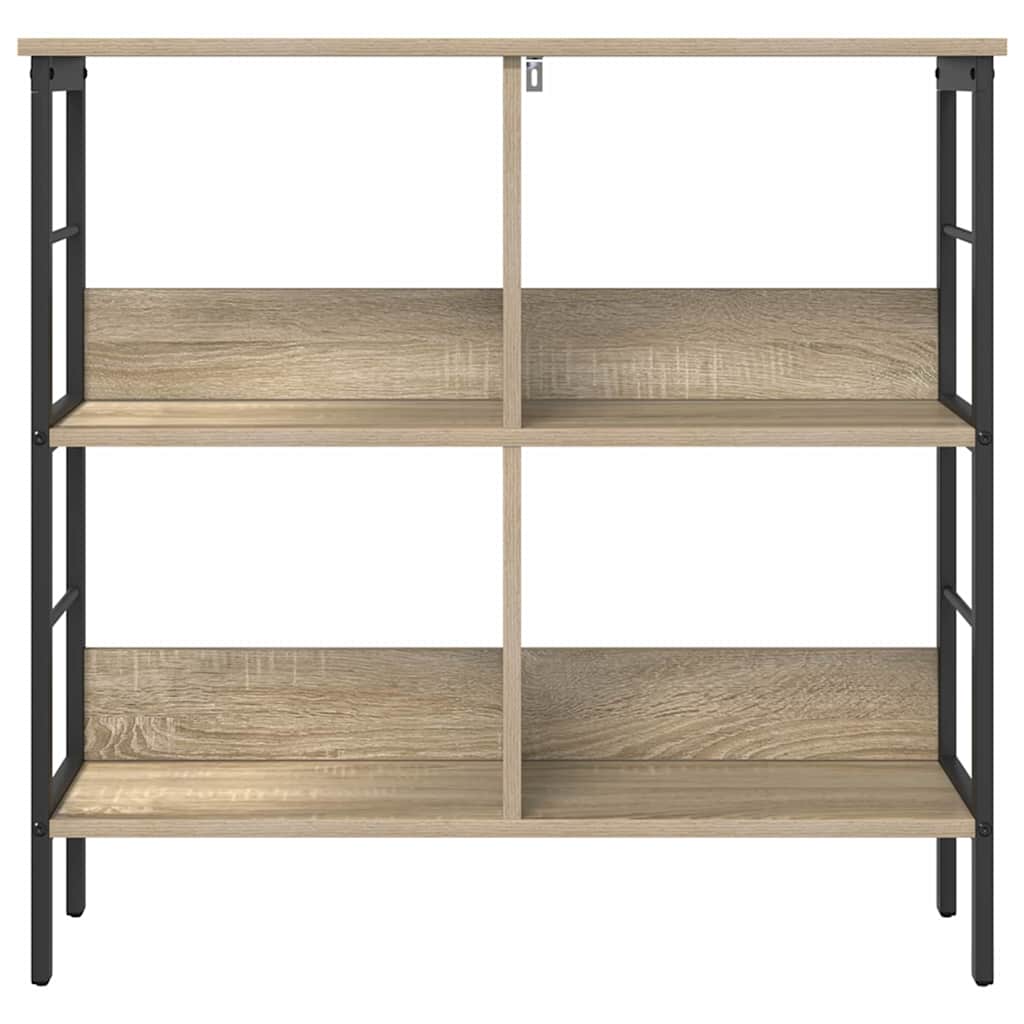 Bokhylle Sonoma eik 82 x 32 x 79 cm Konstruert tre