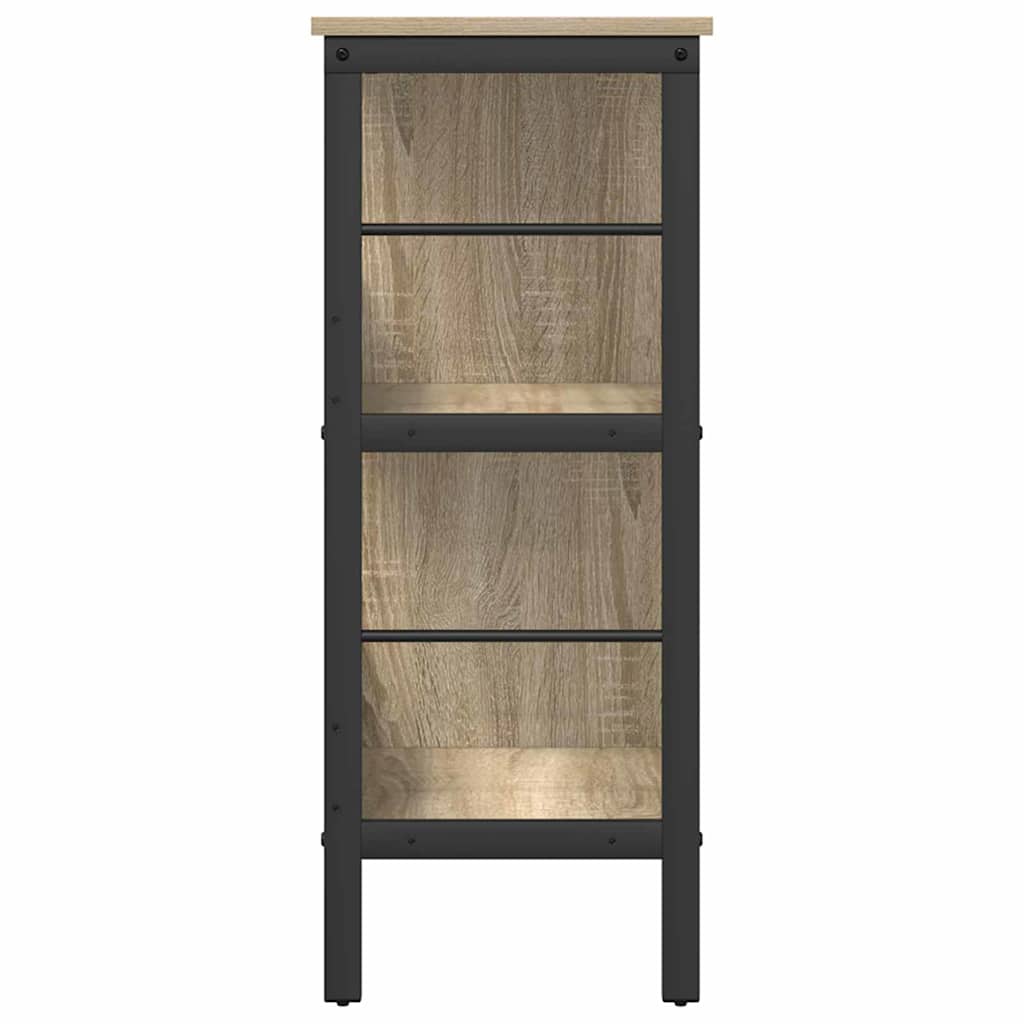 Bokhylle Sonoma eik 82 x 32 x 79 cm Konstruert tre