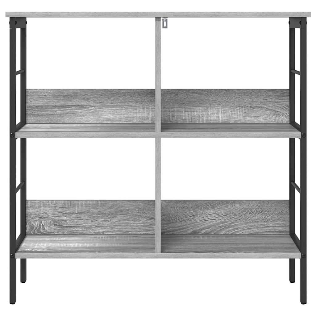 Bokhylle Grå Sonoma 82 x 32 x 79 cm Konstruert tre