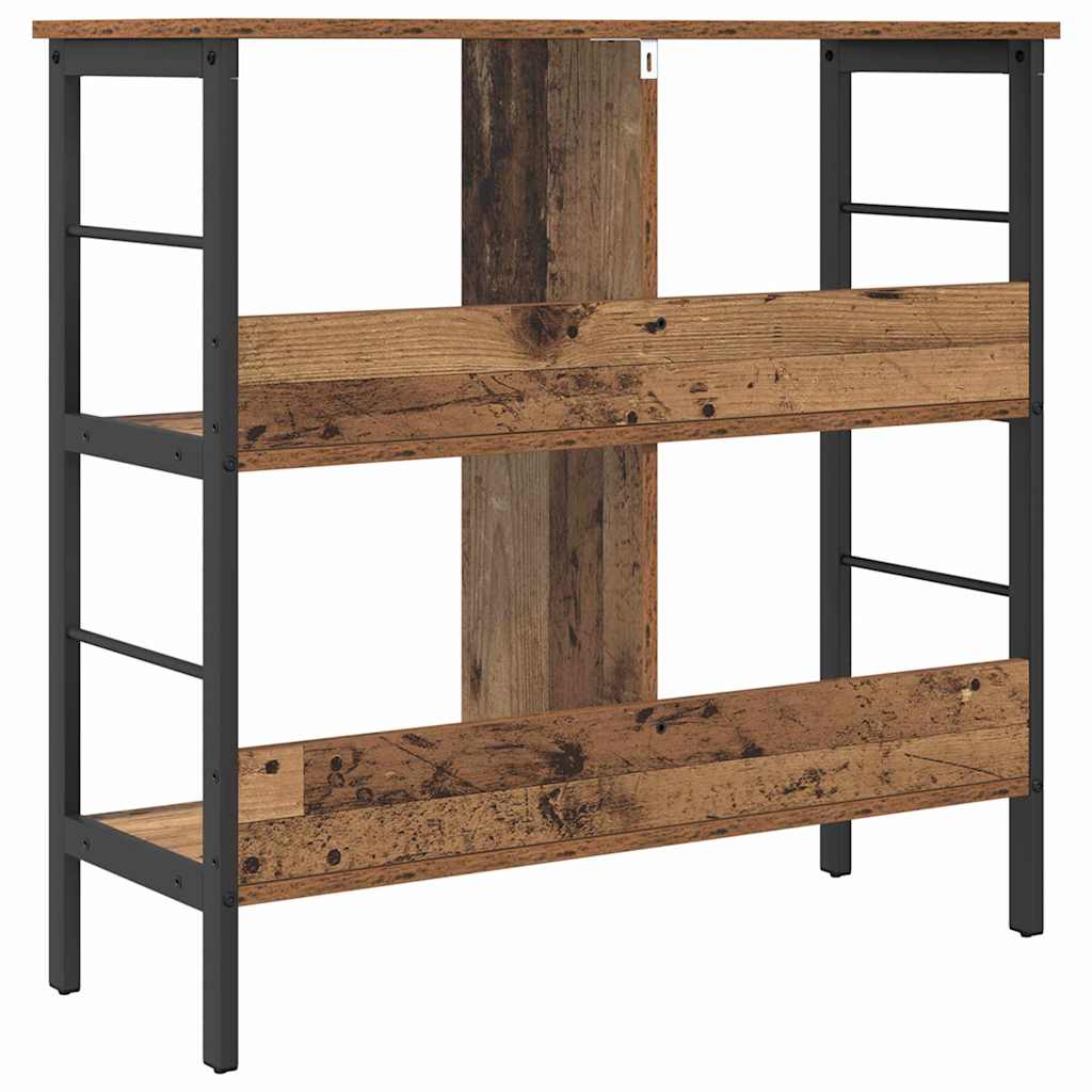 Bokhylle Gamle tre 82 x 32 x 79 cm Konstruert tre