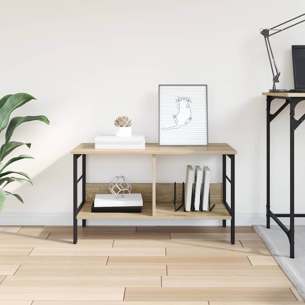 Bokhylle Sonoma eik 82 x 32 x 47 cm Konstruert tre