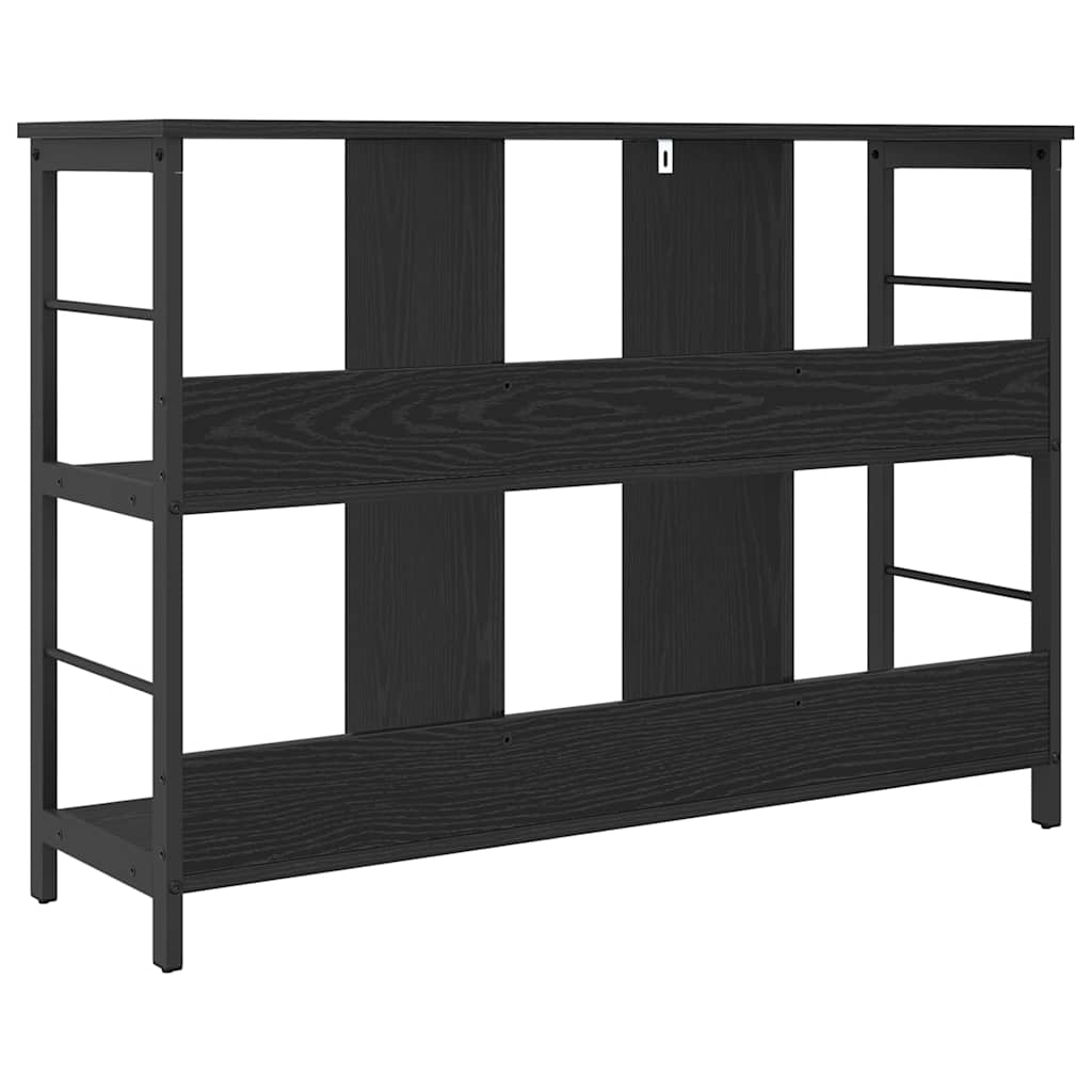 Bokhylle Svart Eik 102 x 32 x 72,5 cm Konstruert tre