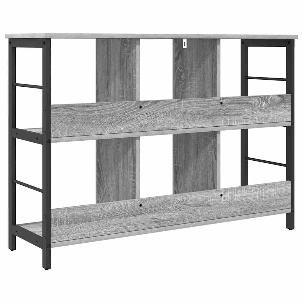 Bokhylle Grå Sonoma 102 x 32 x 72,5 cm Konstruert tre