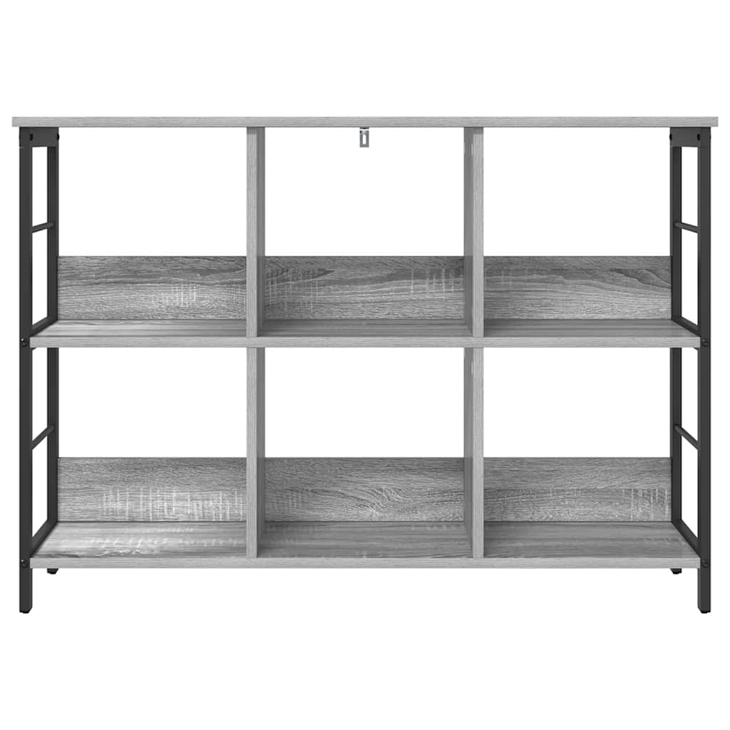 Bokhylle Grå Sonoma 102 x 32 x 72,5 cm Konstruert tre