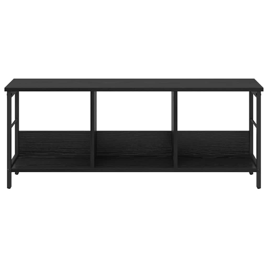Bokhylle Svart Eik 102 x 32 x 40,5 cm Konstruert tre