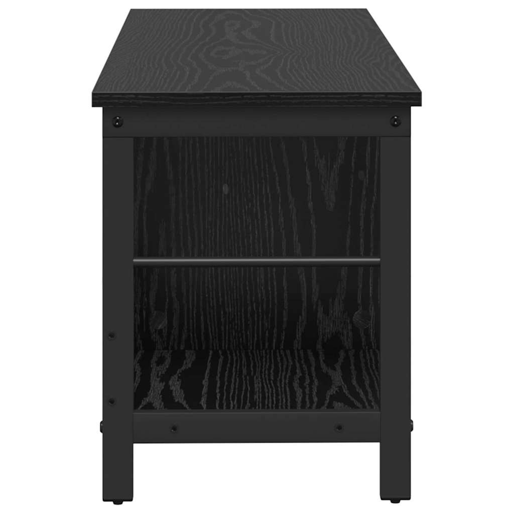 Bokhylle Svart Eik 102 x 32 x 40,5 cm Konstruert tre