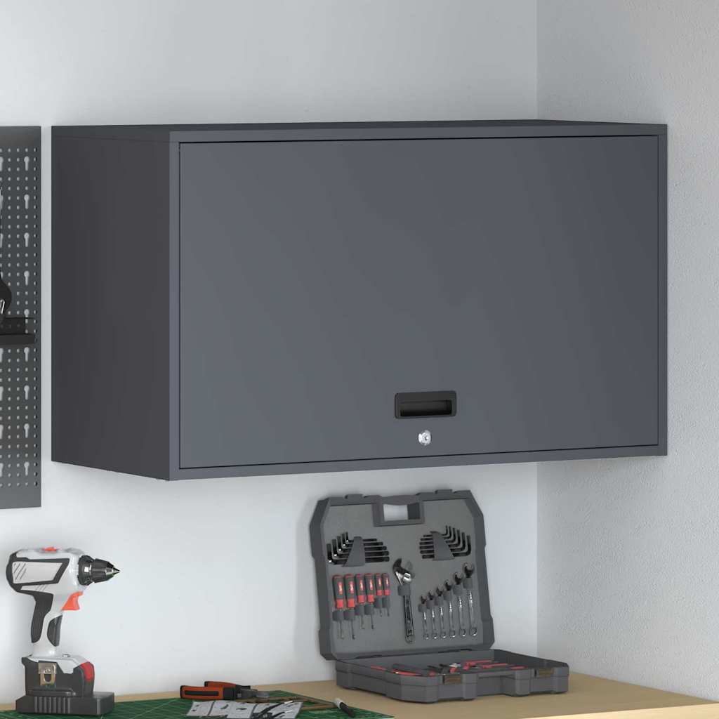 Veggskap for garasje Antrasitt 90 x 40 x 53 cm