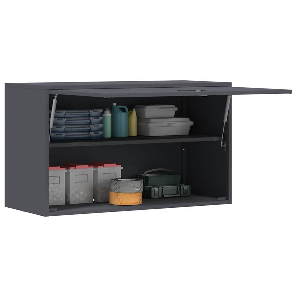 Veggskap for garasje Antrasitt 90 x 40 x 53 cm