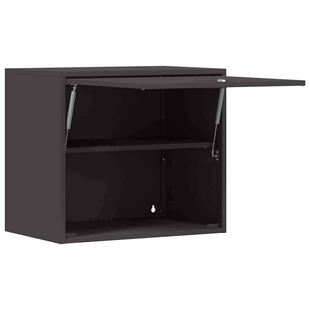 Veggskap for garasje Svart 60 x 40 x 53 cm Pulverlakkert stål
