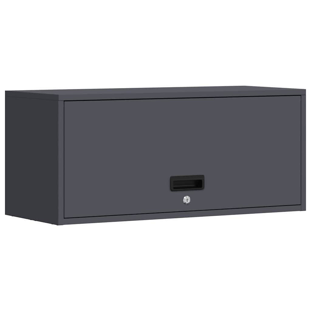 Veggskap for garasje Antrasitt 80 x 33 x 35 cm