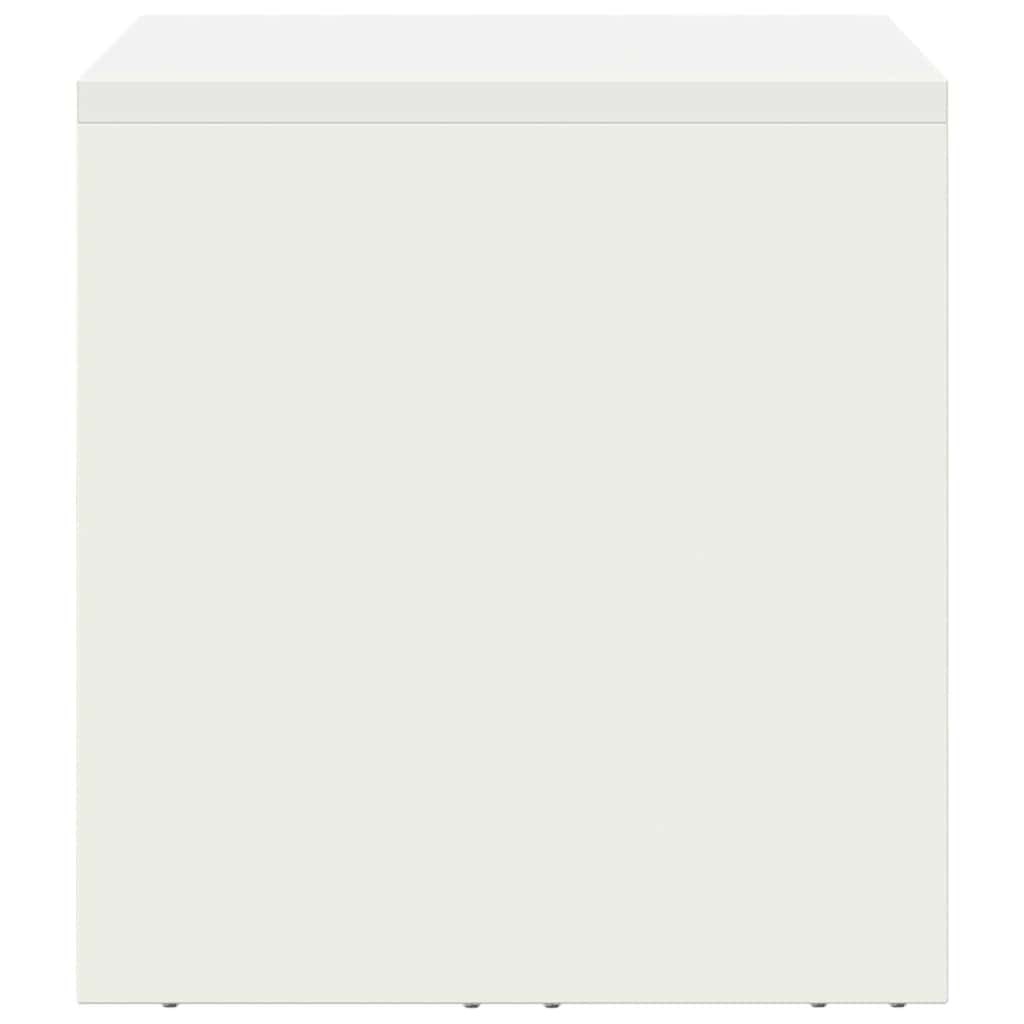 Veggskap for garasje Hvit 60 x 33 x 35 cm Pulverlakkert stål