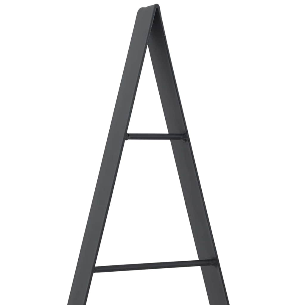 Metall juletre med stativ Svart 90 cm Stål