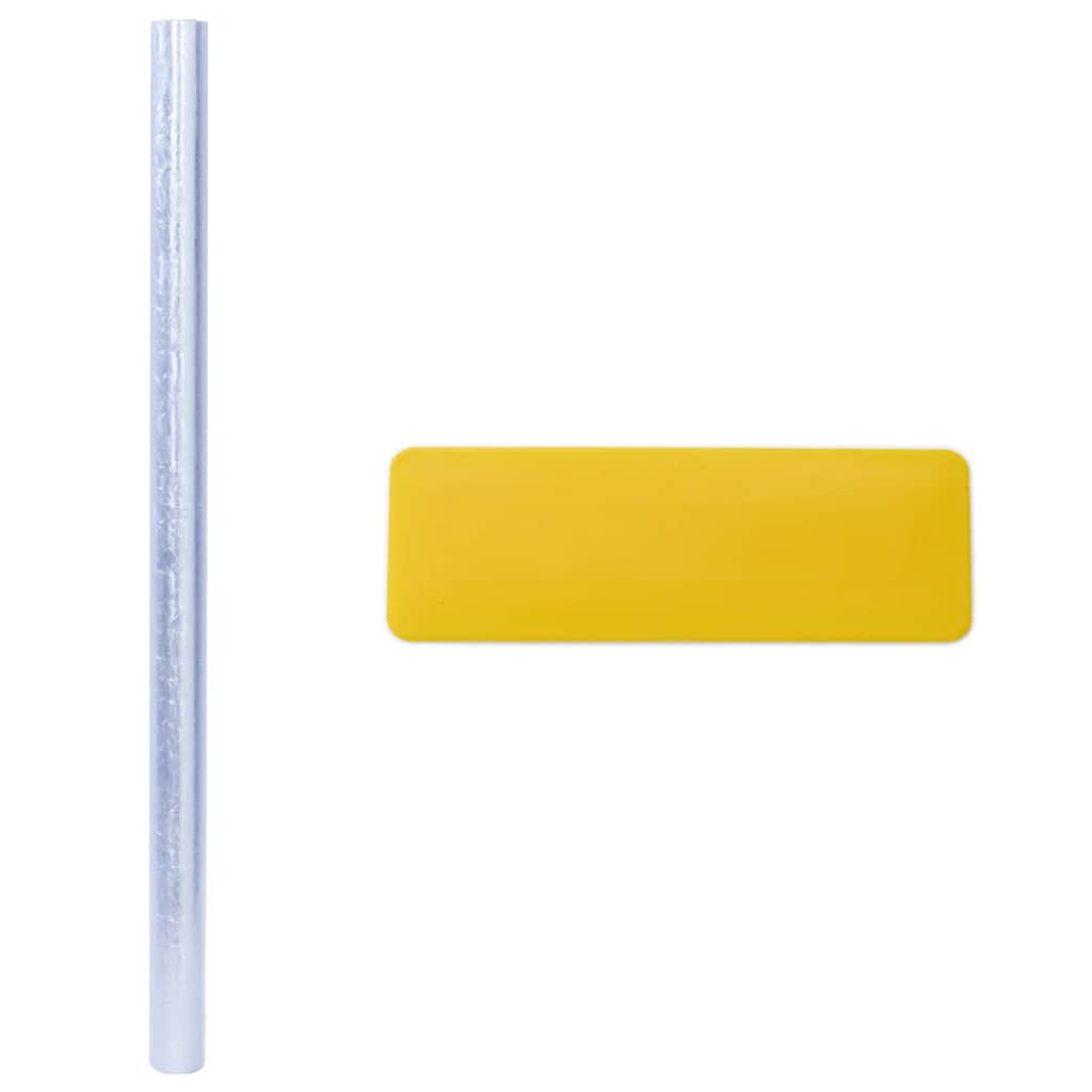 Statisk Vindusfilm Gjennomsiktig 90 x 1000 cm PVC