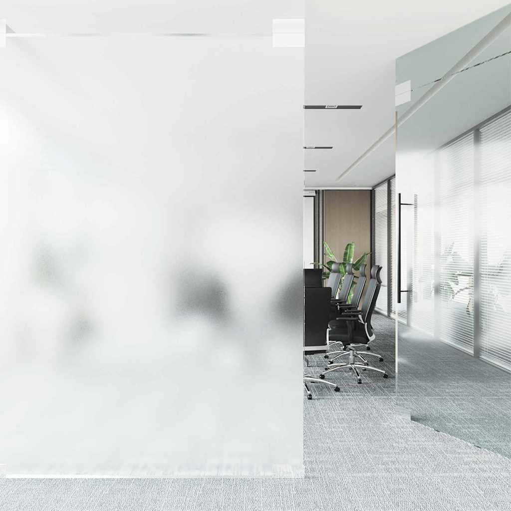 Selvheftende Vindu Film Frostet hvit 90 x 2000 cm PVC