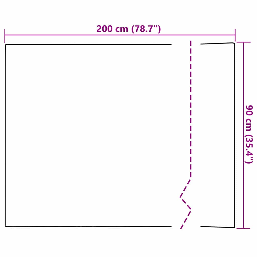 Selvklæbende Speil Film 90 x 200 cm 2 stk. Sølv PET