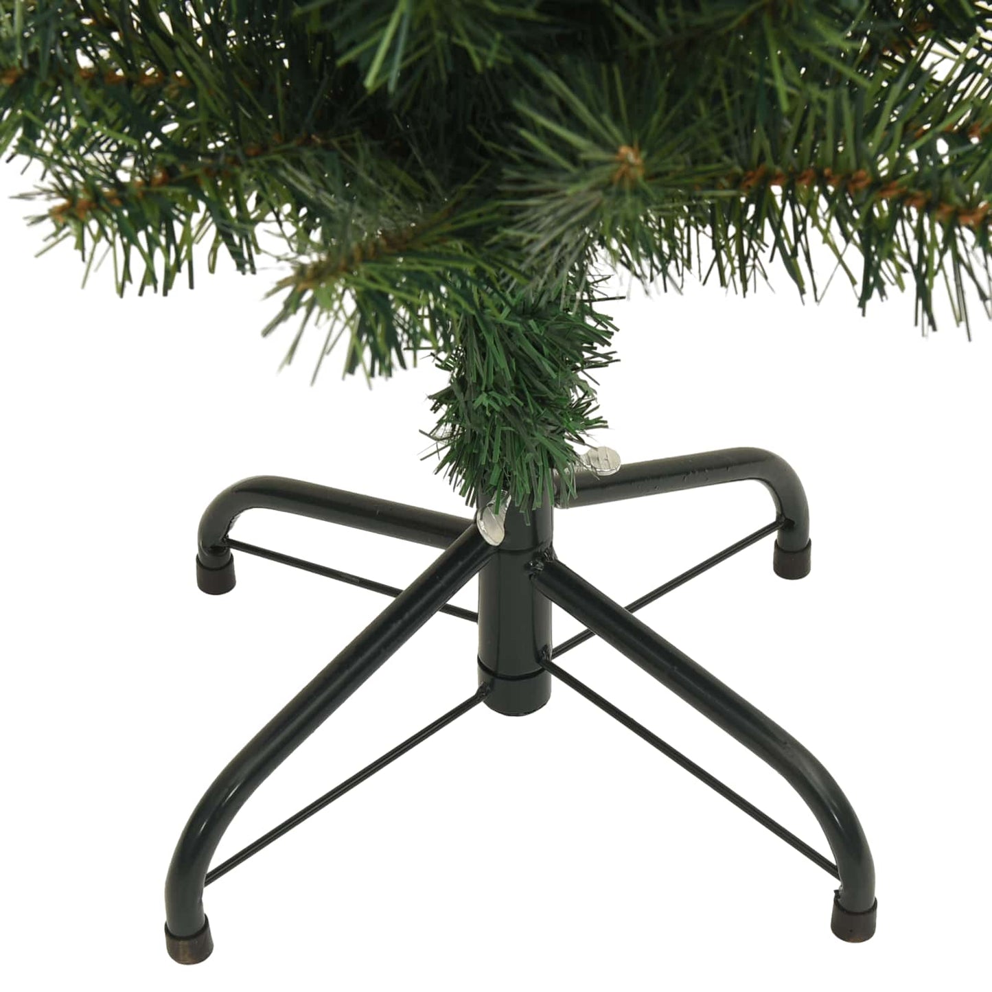 Kunstig juletre med 300 LED grønn 210 cm PVC og stål og plast