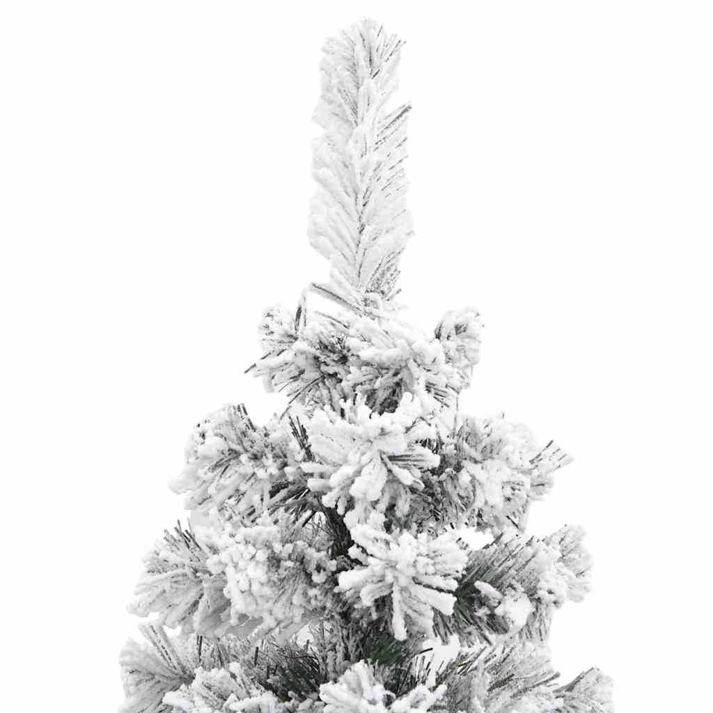 Kunstig juletre med 300 LED grønn 180 cm PVC og stål og plast