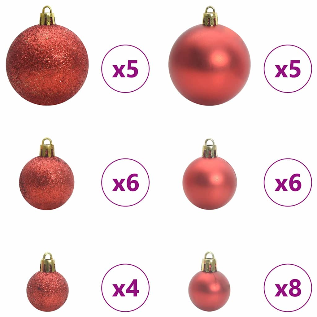 Kunstig Slankt Jule Tre med 150 LED Grønn og hvit 150 cm vidaXL