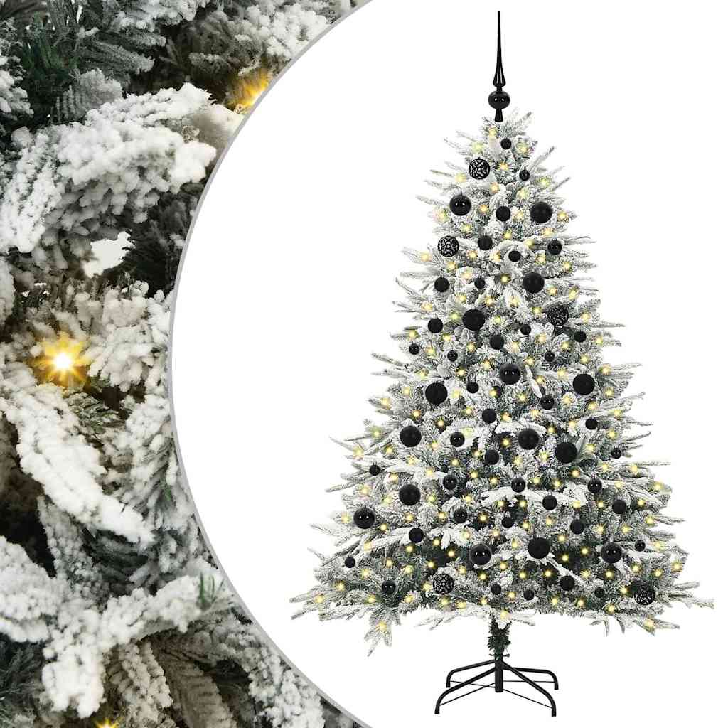 Kunstig Forhåndsbelyst Juletre med Ballettsett grønn 180 cm