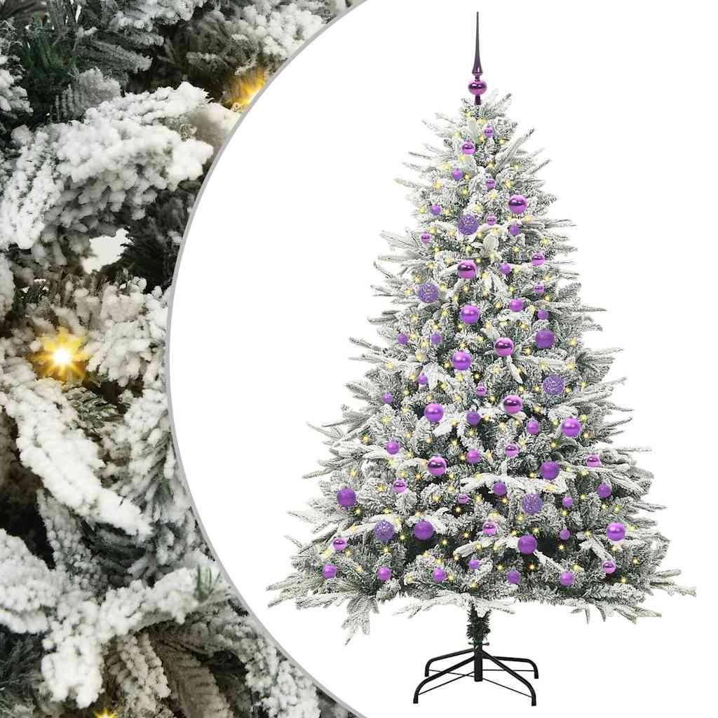 Kunstig Forhåndsbelyst Juletre med Ballettsett grønn 180 cm