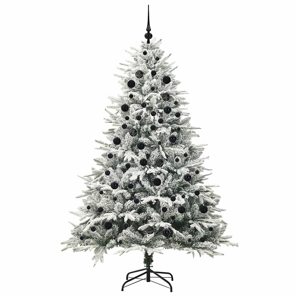 Kunstig Forhåndsbelyst Juletre med Ballettsett grønn 210 cm