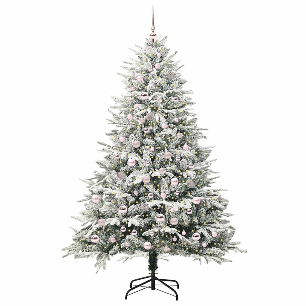Kunstig Forhåndsbelyst Juletre med Ballettsett grønn 210 cm