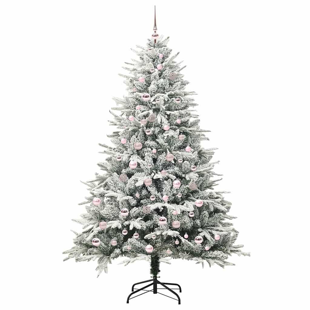 Kunstig Forhåndsbelyst Juletre med Ballettsett grønn 210 cm