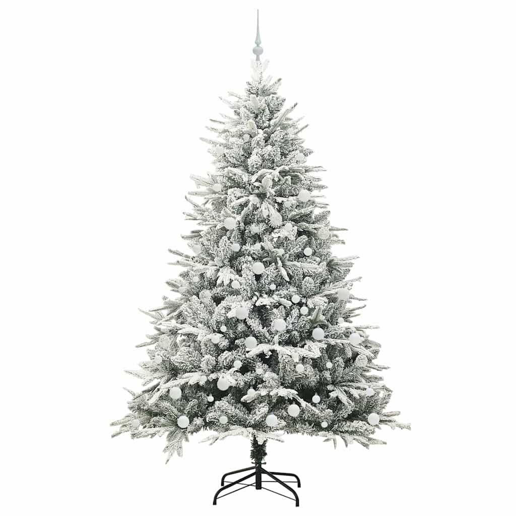 Kunstig Forhåndsbelyst Juletre med Ballettsett grønn 210 cm