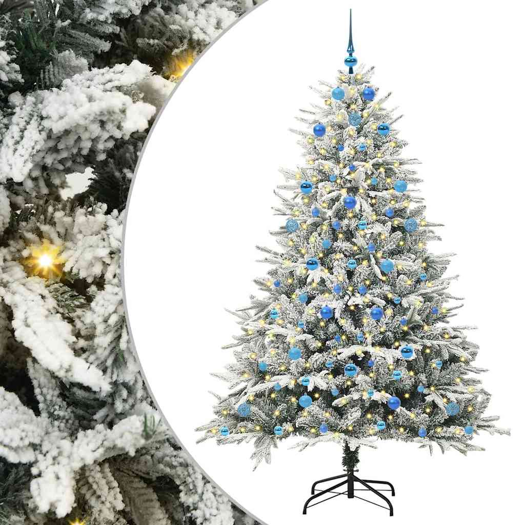 Kunstig Forhåndsbelyst Juletre med Ballettsett grønn 210 cm