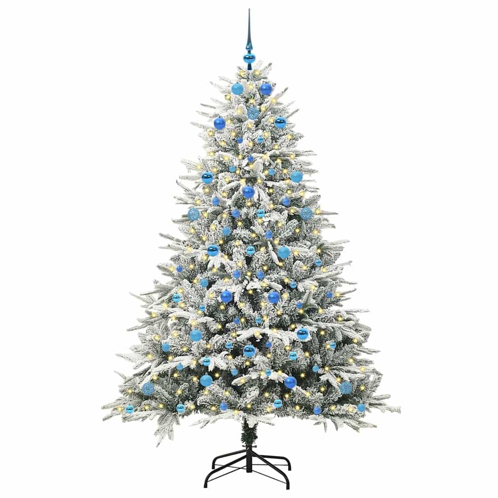 Kunstig Forhåndsbelyst Juletre med Ballettsett grønn 210 cm