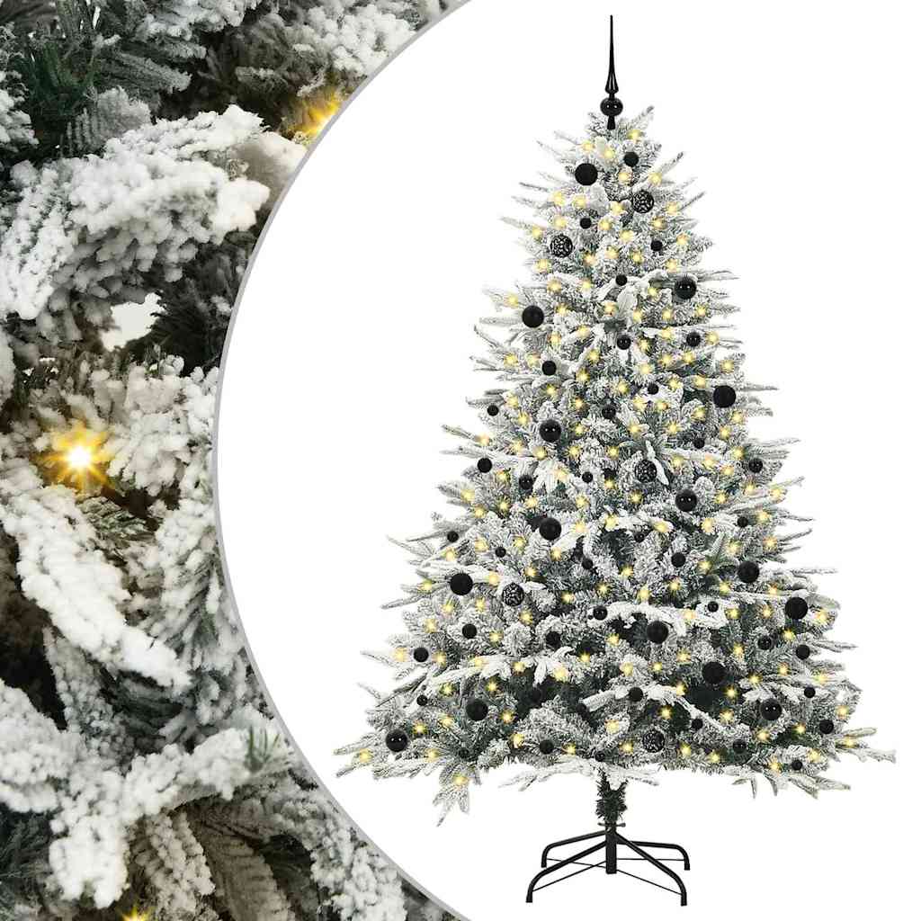 Kunstig Forhåndsbelyst Juletre med Ballettsett grønn 240 cm