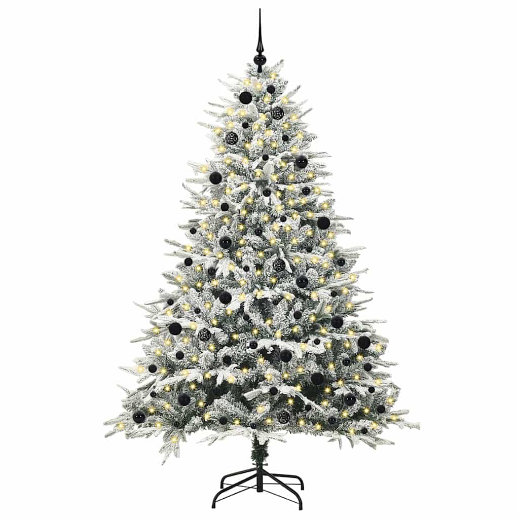 Kunstig Forhåndsbelyst Juletre med Ballettsett grønn 240 cm