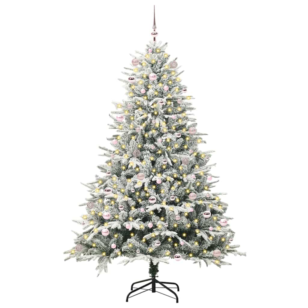 Kunstig Forhåndsbelyst Juletre med Ballettsett grønn 240 cm