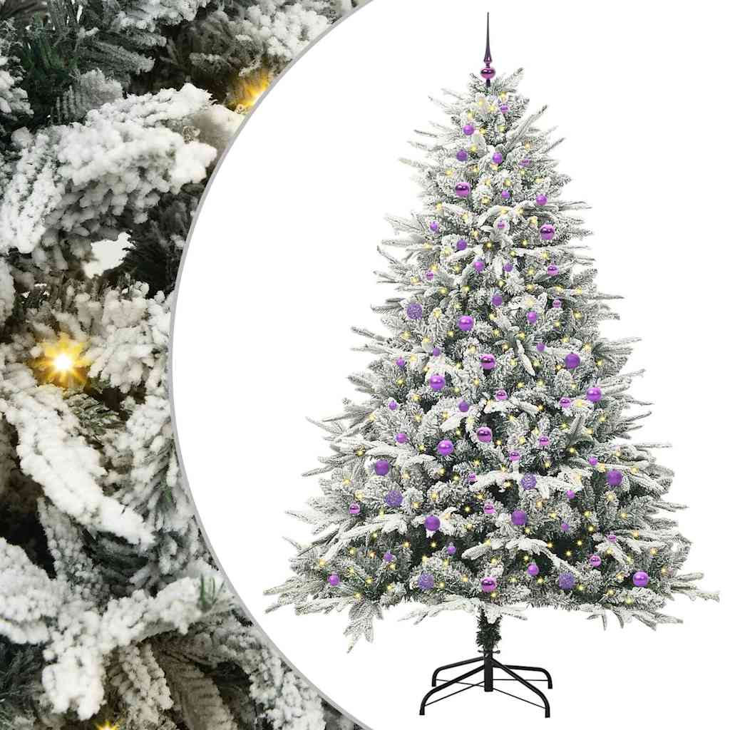 Kunstig Forhåndsbelyst Juletre med Ballettsett grønn 240 cm