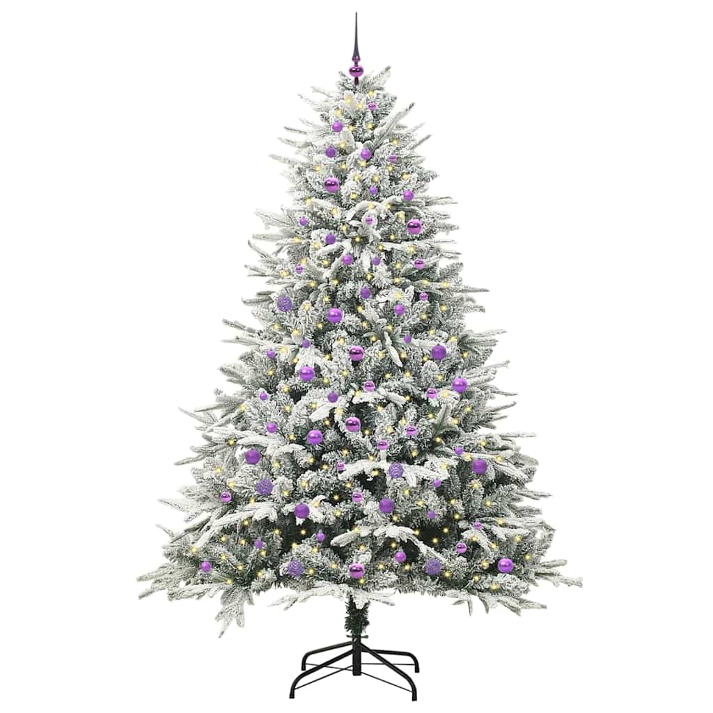 Kunstig Forhåndsbelyst Juletre med Ballettsett grønn 240 cm